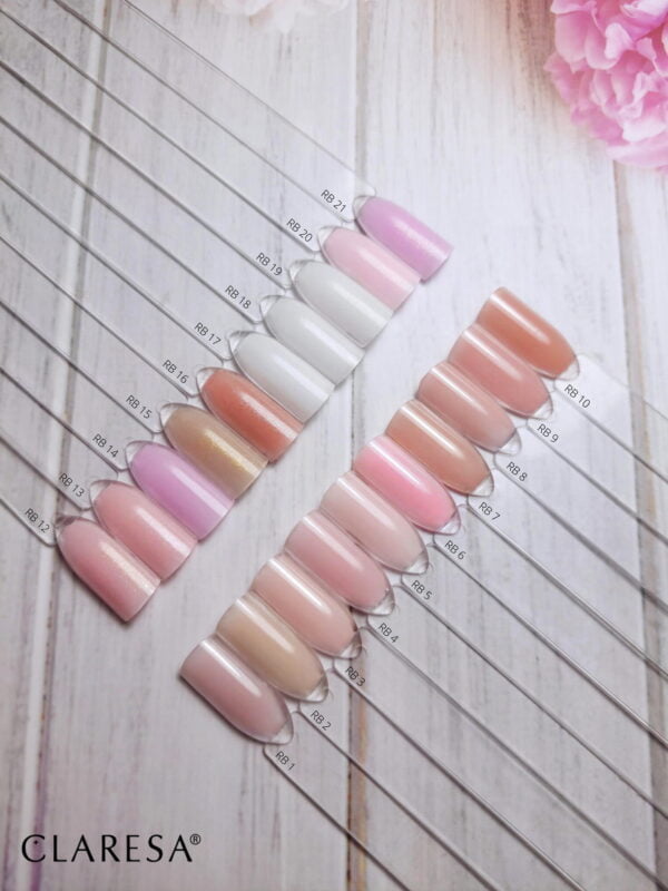 Claresa Baza Kauczukowa Rubber pod lakier hybrydowy na paznokcie. Manicure i Pedicure