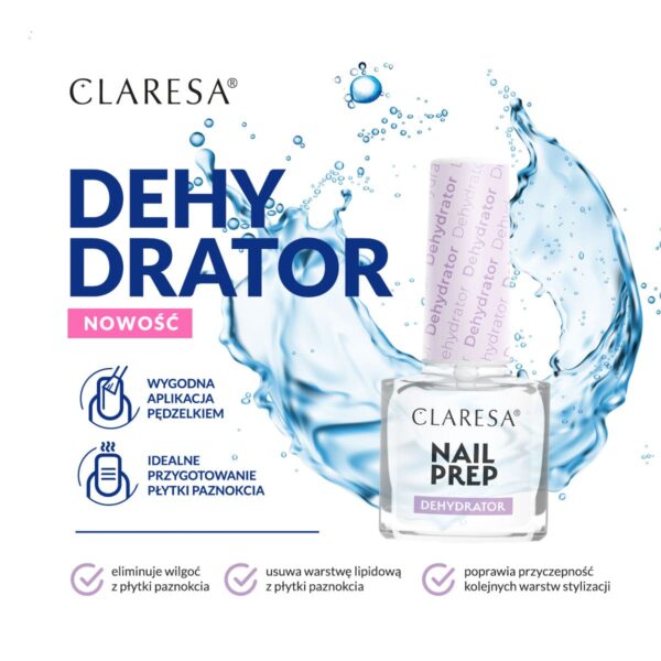 Claresa dehydrator nail prep do paznokci. Manicure i pedicure hybrydowy.