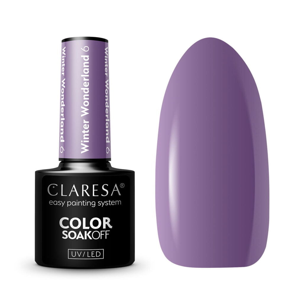Claresa lakiery hybrydowy Winer Wonderland 6 do paznokci. Manicure i Pedicure hybrydowy.