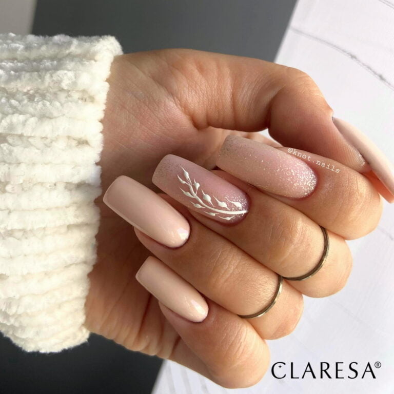 Claresa stylizacja lakiery hybrydowy Dusty Rose 1 do paznokci. Manicure i Pedicure hybrydowy.