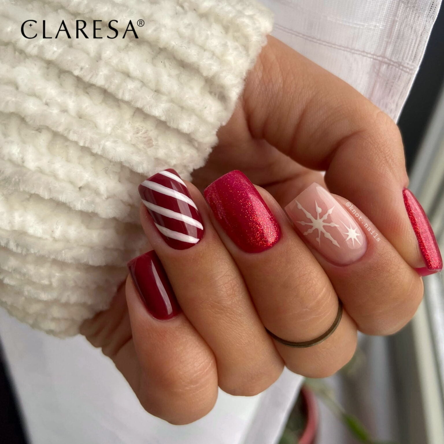 Claresa stylizacja lakiery hybrydowe Dusty Rose 4 do paznokci. Manicure i Pedicure hybrydowy.