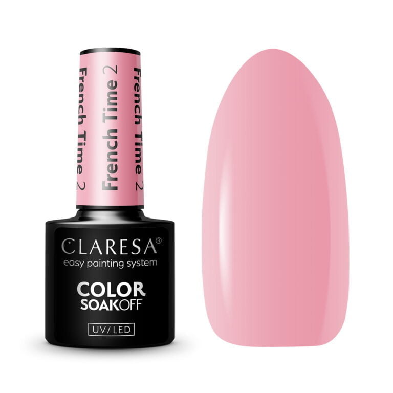 Claresa lakiery hybrydowe French Time 2 do paznokci. Manicure i Pedicure hybrydowy.