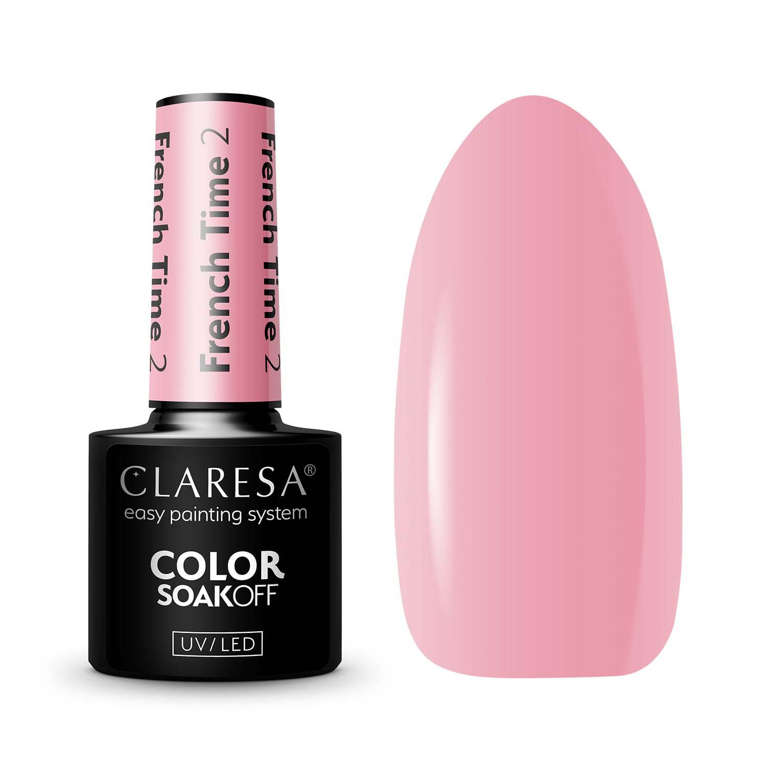 Claresa lakiery hybrydowe French Time 2 do paznokci. Manicure i Pedicure hybrydowy.