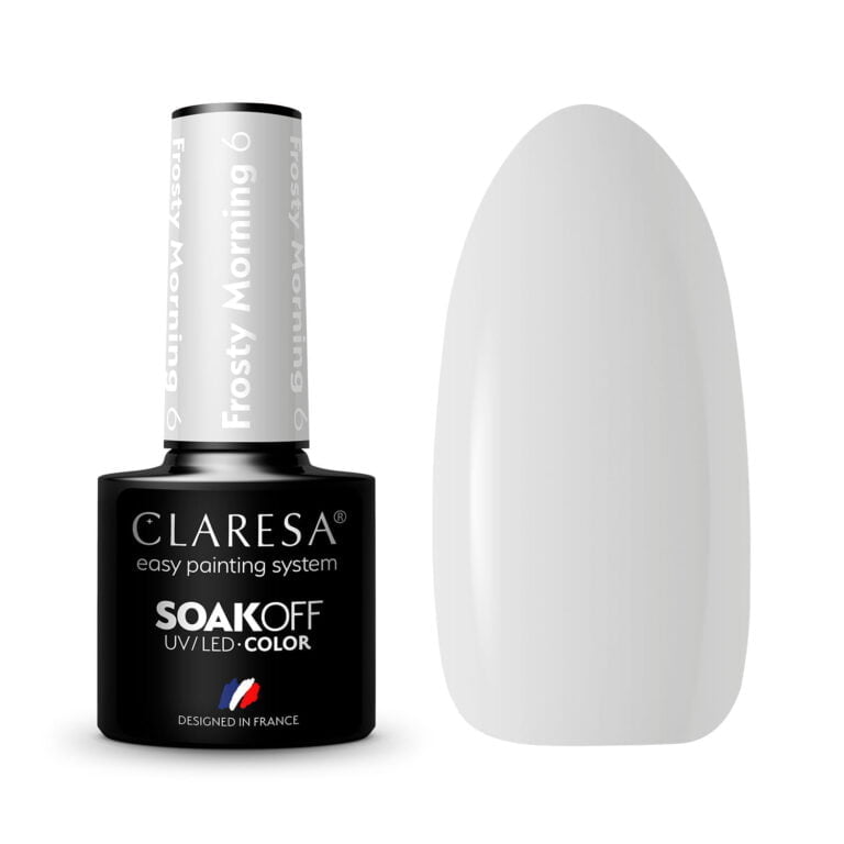 Claresa lakiery hybrydowe Frosty Morning 6 do paznokci. Manicure i Pedicure hybrydowy.