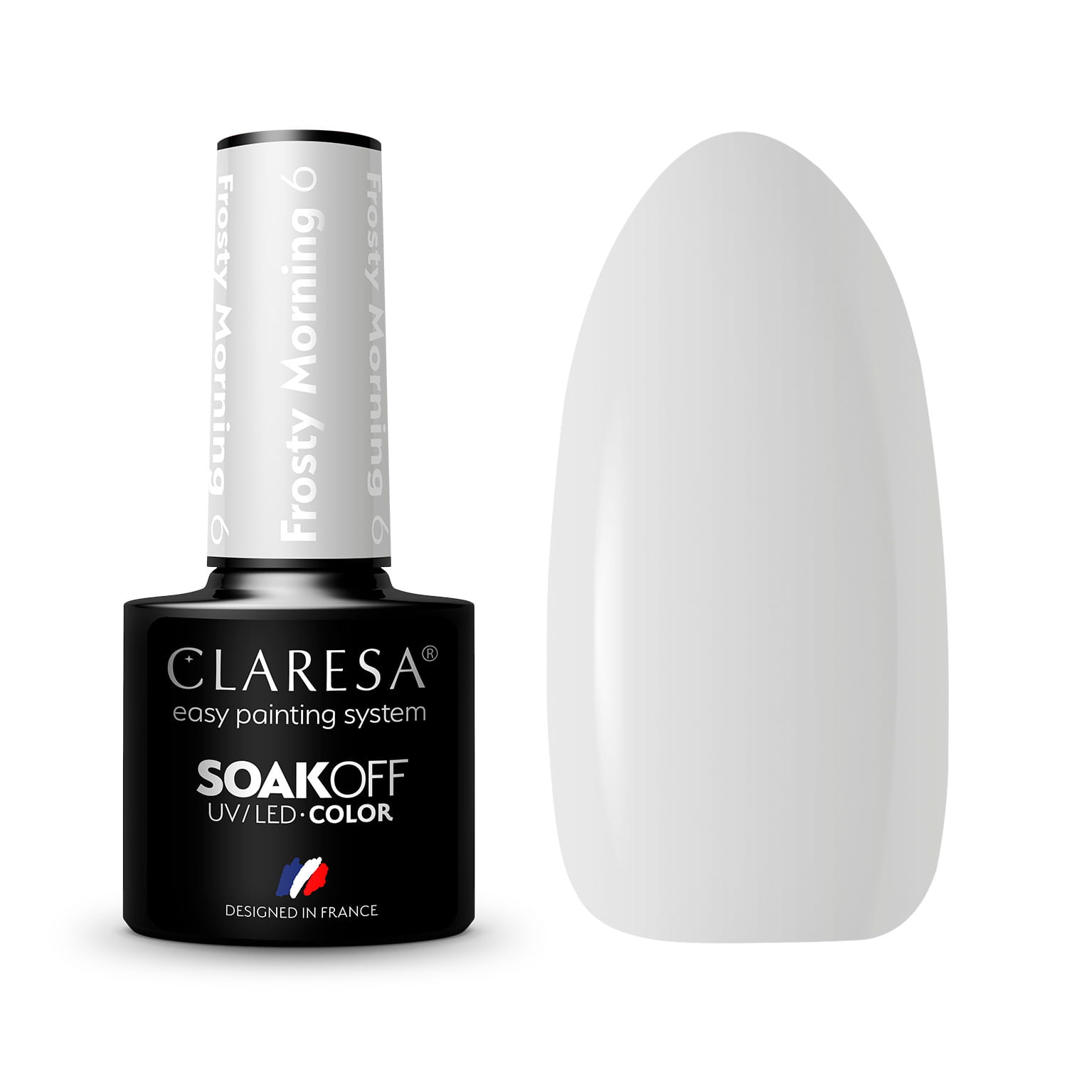 Claresa lakiery hybrydowe Frosty Morning 6 do paznokci. Manicure i Pedicure hybrydowy.