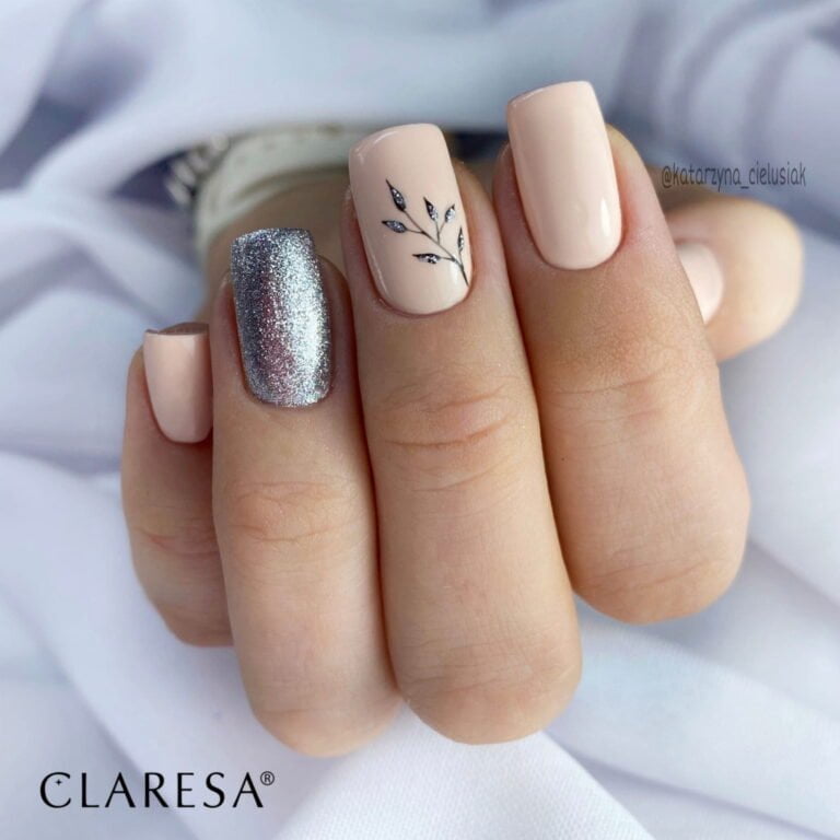 Claresa stylizacja lakiery hybrydowe Full Glitter 1 do paznokci. Manicure i Pedicure hybrydowy.