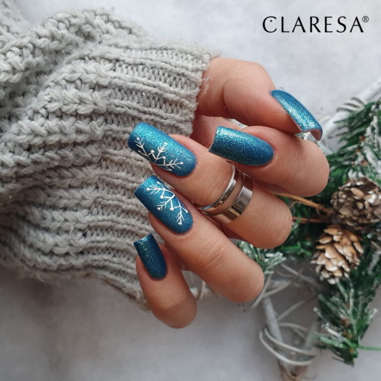 Claresa stylizacja lakiery hybrydowe Full Glitter 7 do paznokci. Manicure i Pedicure hybrydowy.