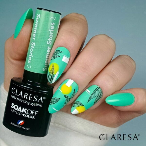 Claresa stylizacja lakiery hybrydowe Summer Stories 2 do paznokci. Manicure i Pedicure hybrydowy.