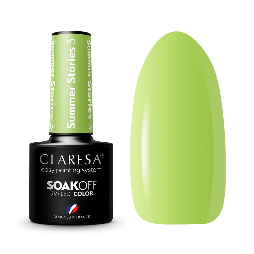 Claresa lakiery hybrydowe Summer Stories 3 do paznokci. Manicure i Pedicure hybrydowy.