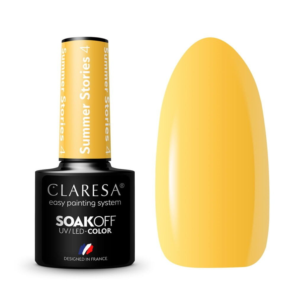 Claresa lakiery hybrydowe Summer Stories 4 do paznokci. Manicure i Pedicure hybrydowy.