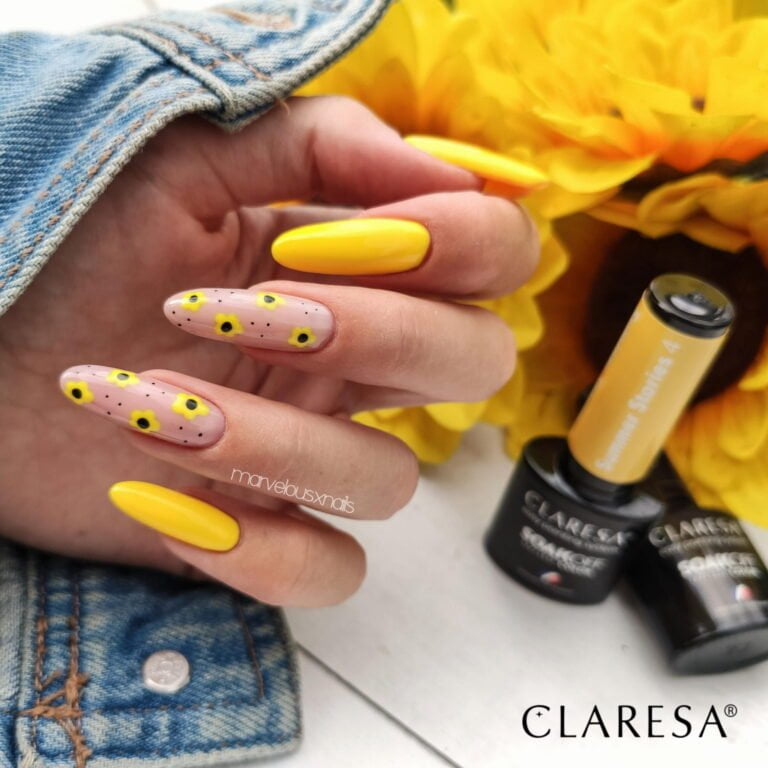 Claresa stylizacja lakiery hybrydowe Summer Stories 4 do paznokci. Manicure i Pedicure hybrydowy.