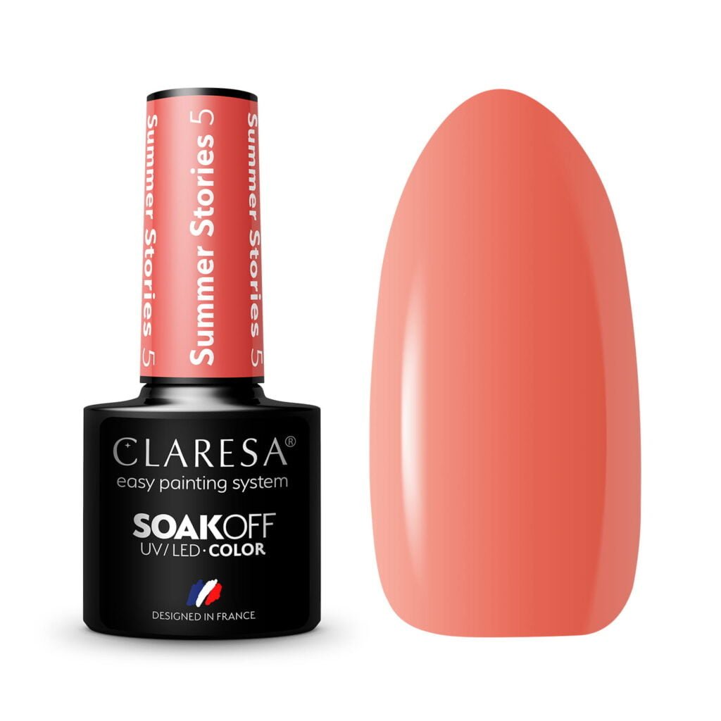 Claresa lakiery hybrydowe Summer Stories 5 do paznokci. Manicure i Pedicure hybrydowy.