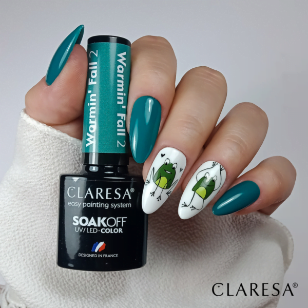 Claresa stylizacja lakiery hybrydowy Warmin Fall 2 do paznokci. Manicure i Pedicure hybrydowy.