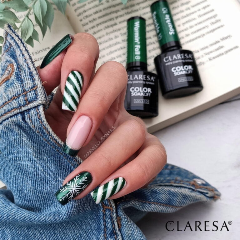 Claresa stylizacja lakiery hybrydowy Warmin Fall 8 do paznokci. Manicure i Pedicure hybrydowy.