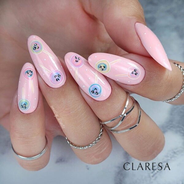 Claresa stylizacja lakiery hybrydowe Lollipop 1 do paznokci. Manicure i Pedicure hybrydowy.