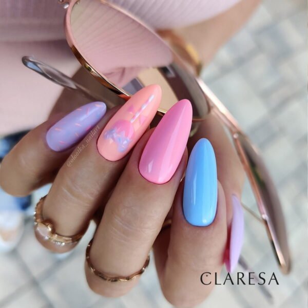 Claresa stylizacja lakiery hybrydowe Lollipop 1 do paznokci. Manicure i Pedicure hybrydowy.