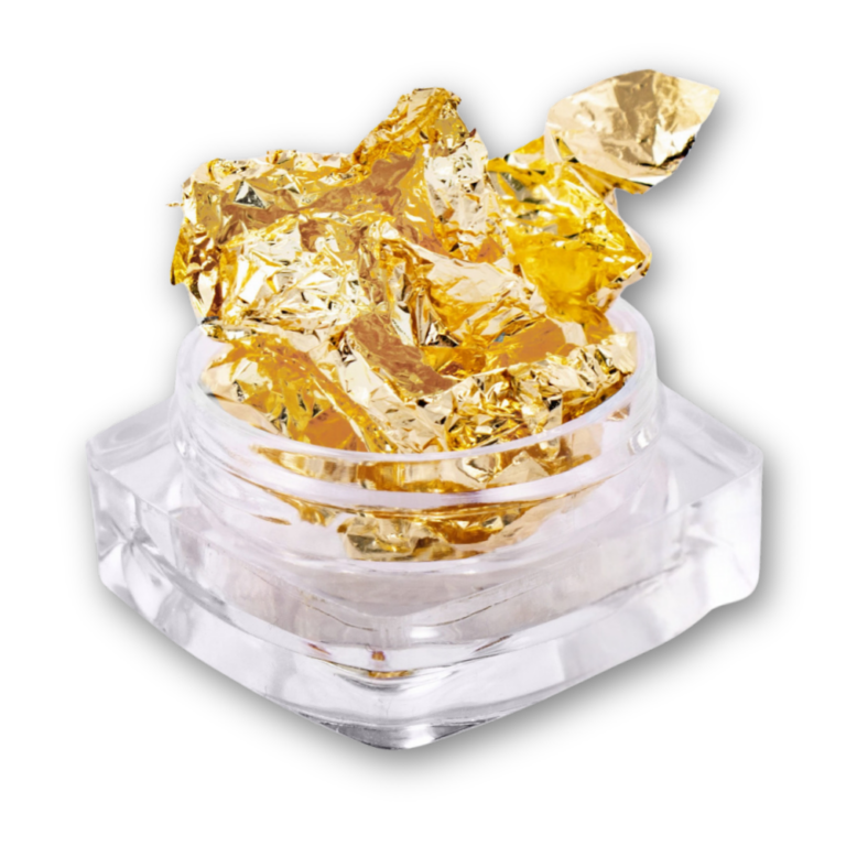 FOLIA PAZŁOTKO DO ZDOBIENIA PAZNOKCI W KOLORZE ZŁOTYM