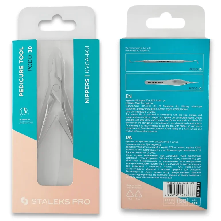 Staleks cążki cegi do wrastających paznokci PODO 30 18mm