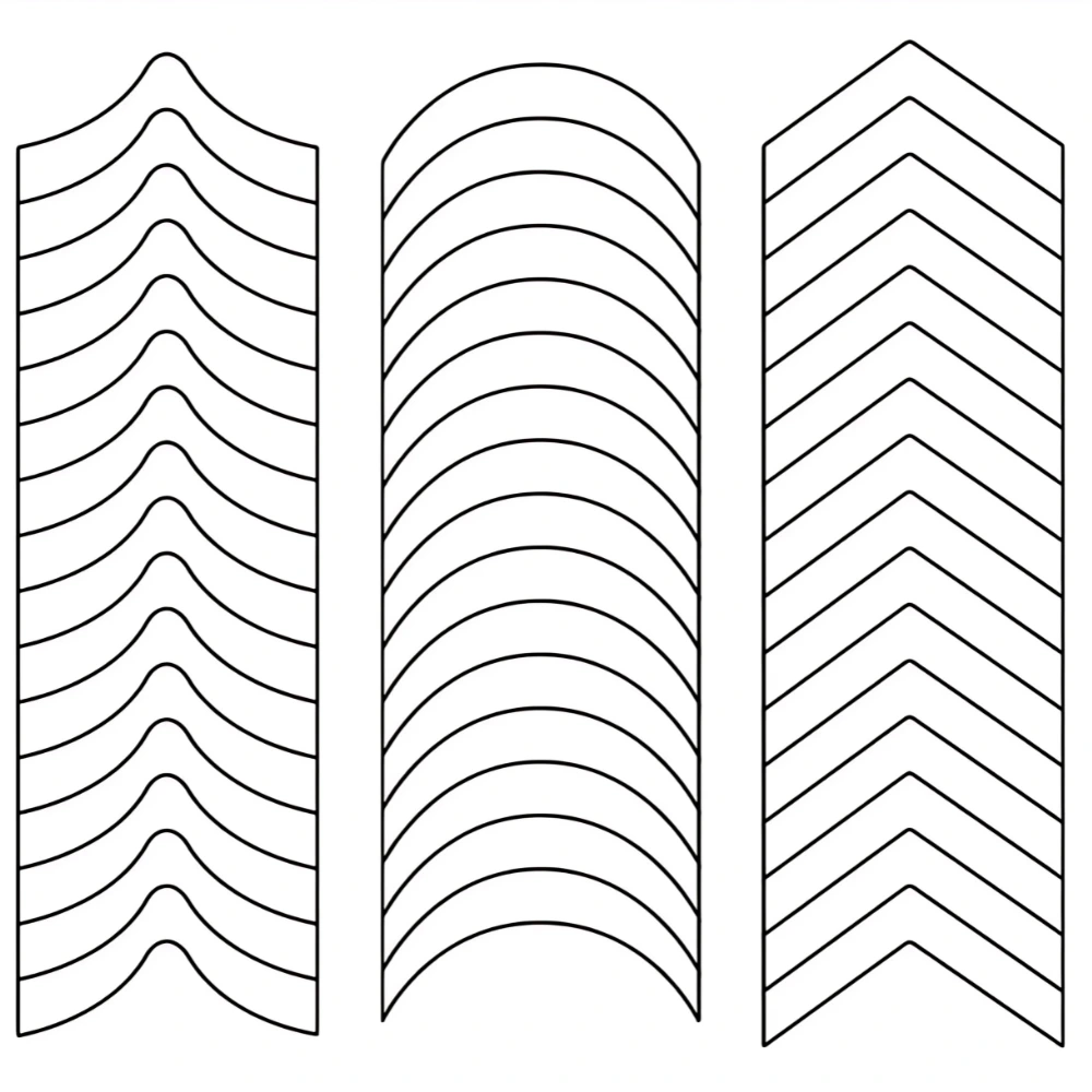 Naklejki paski do french samoprzylepne