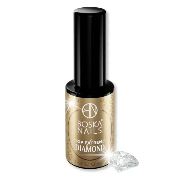 BOSKA NAILS TOP EXTREME DIAMOND NO WIPE BŁYSZCZĄCY POŁYSK 10ml