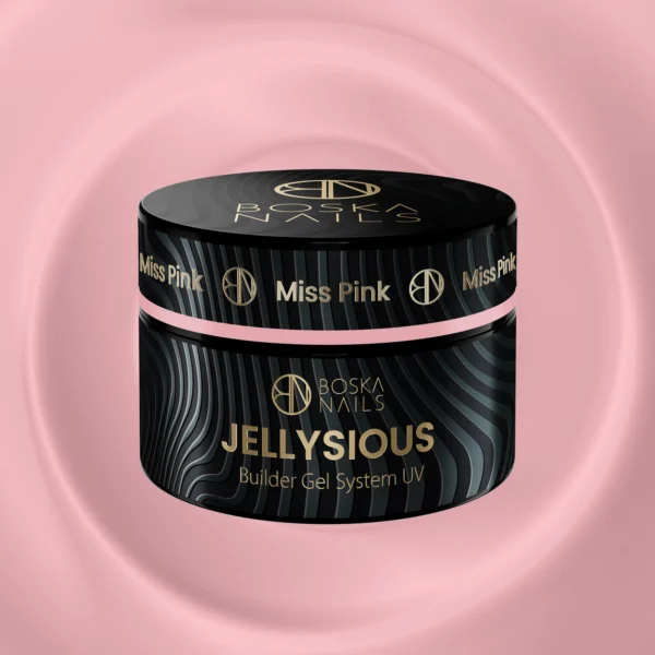 BOSKA NAILS ŻEL BUDUJĄCY JELLYSIOUS MISS PINK DELIKATNY JASNY RÓŻ 50ml