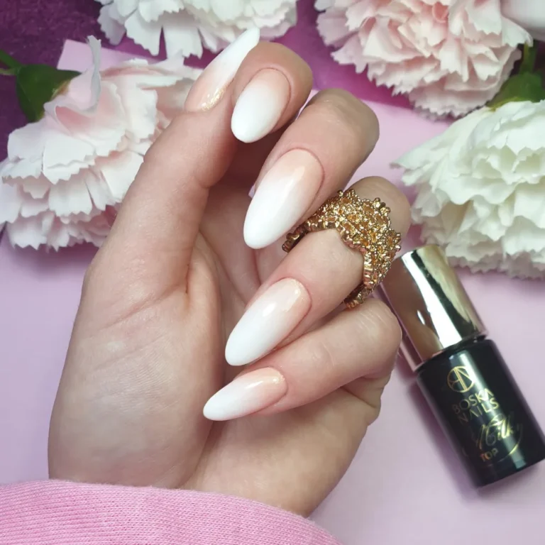 Boska Nails Top hybrydowy Milky no wipe mleczny półtransparentny 6ml