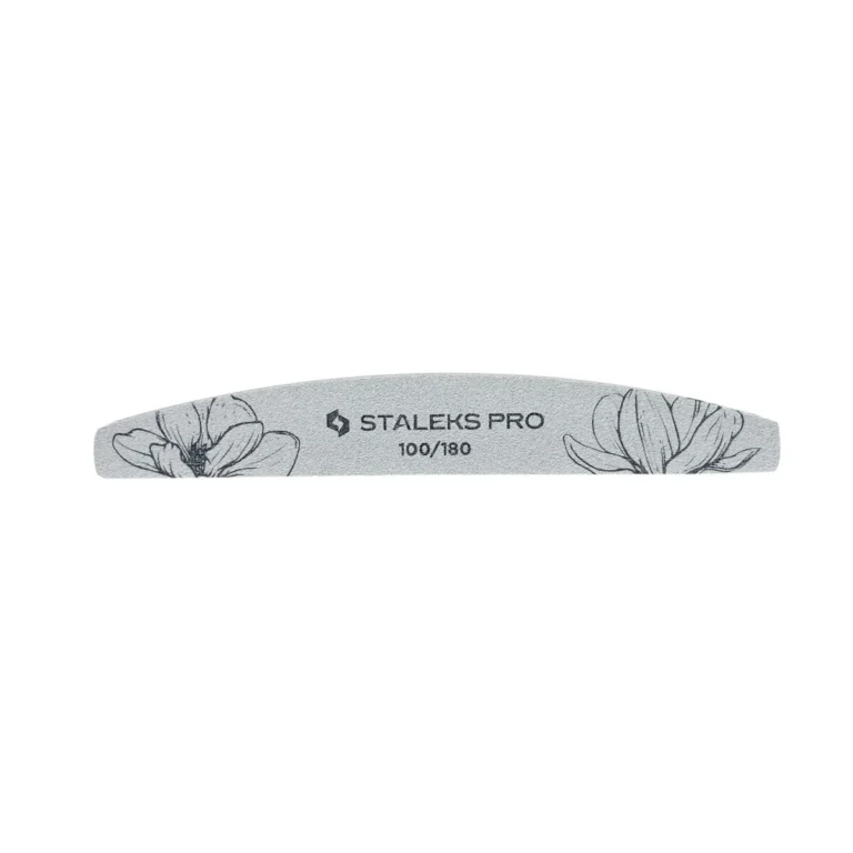 Pilnik mineralny Staleks do paznokci PÓŁKSIĘŻYC 100/180 1szt.