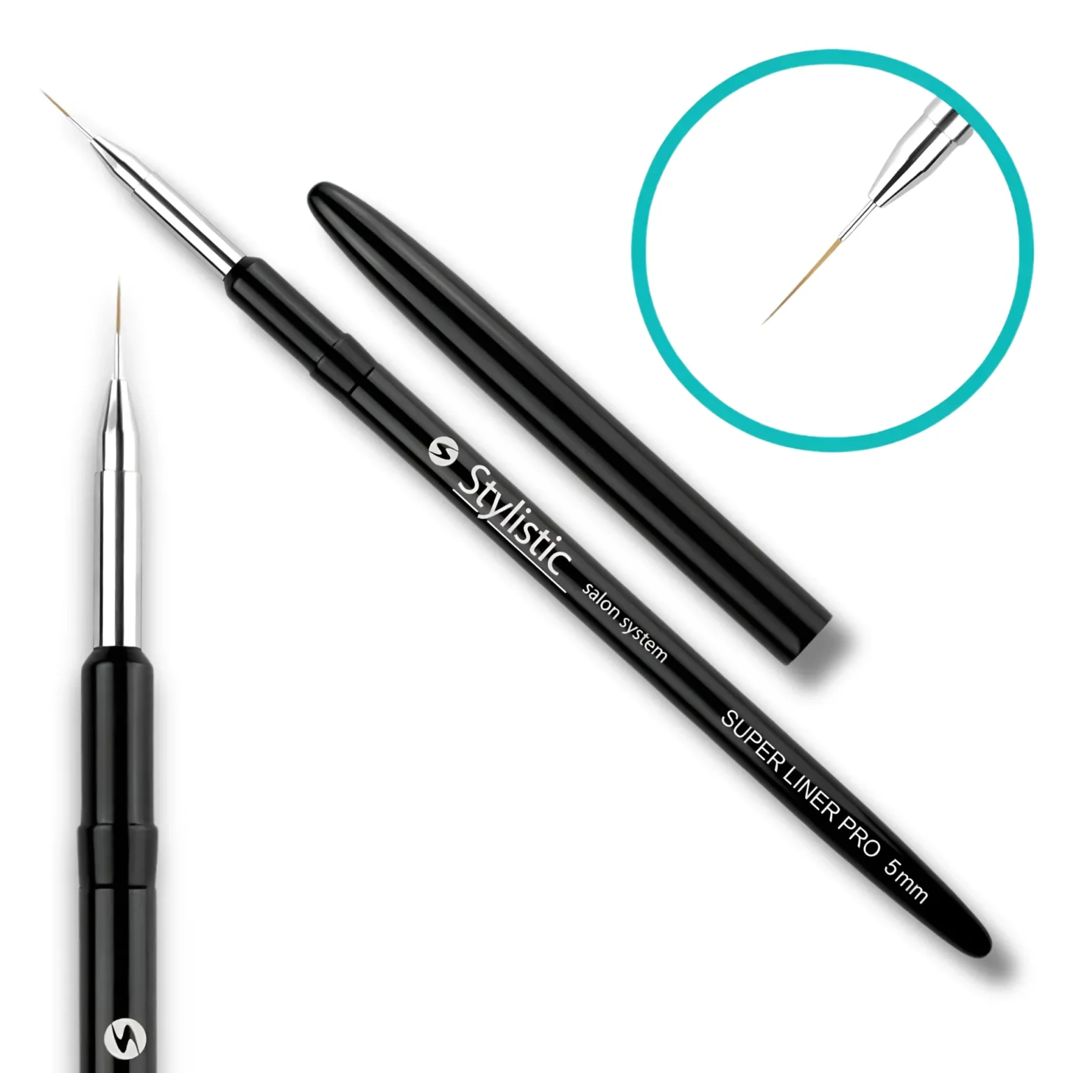 Stylistic pędzelek Super Liner Pro 5mm do zdobienia paznokci