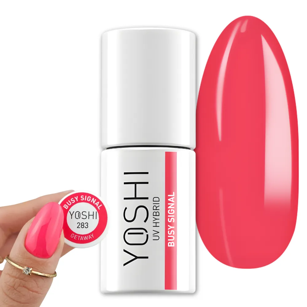 Yoshi Lakier hybrydowy Busy Signal 283 neonowy koralowy