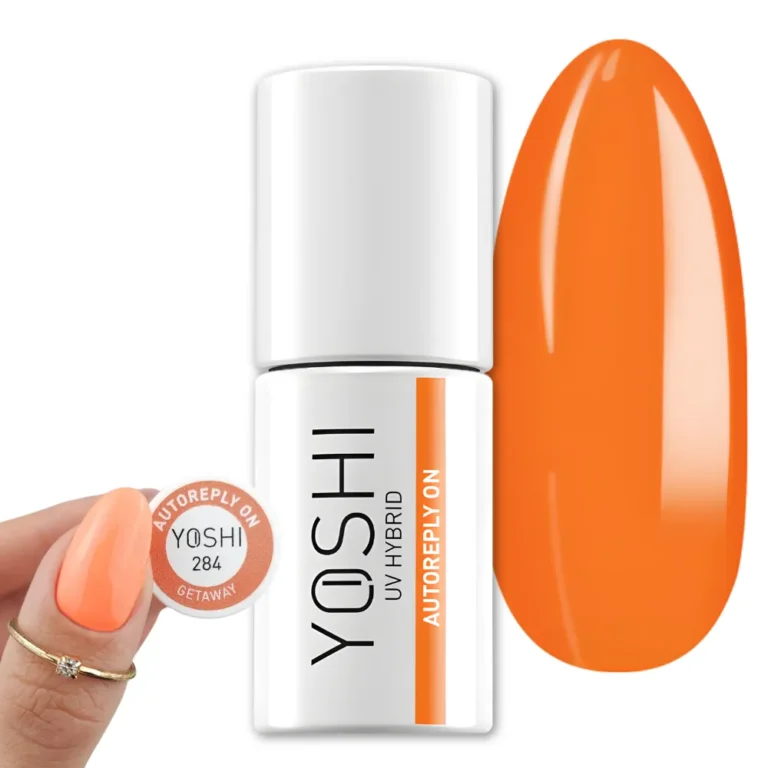 Yoshi Lakier hybrydowy Autoreply On 284 neonowy pomarańcz