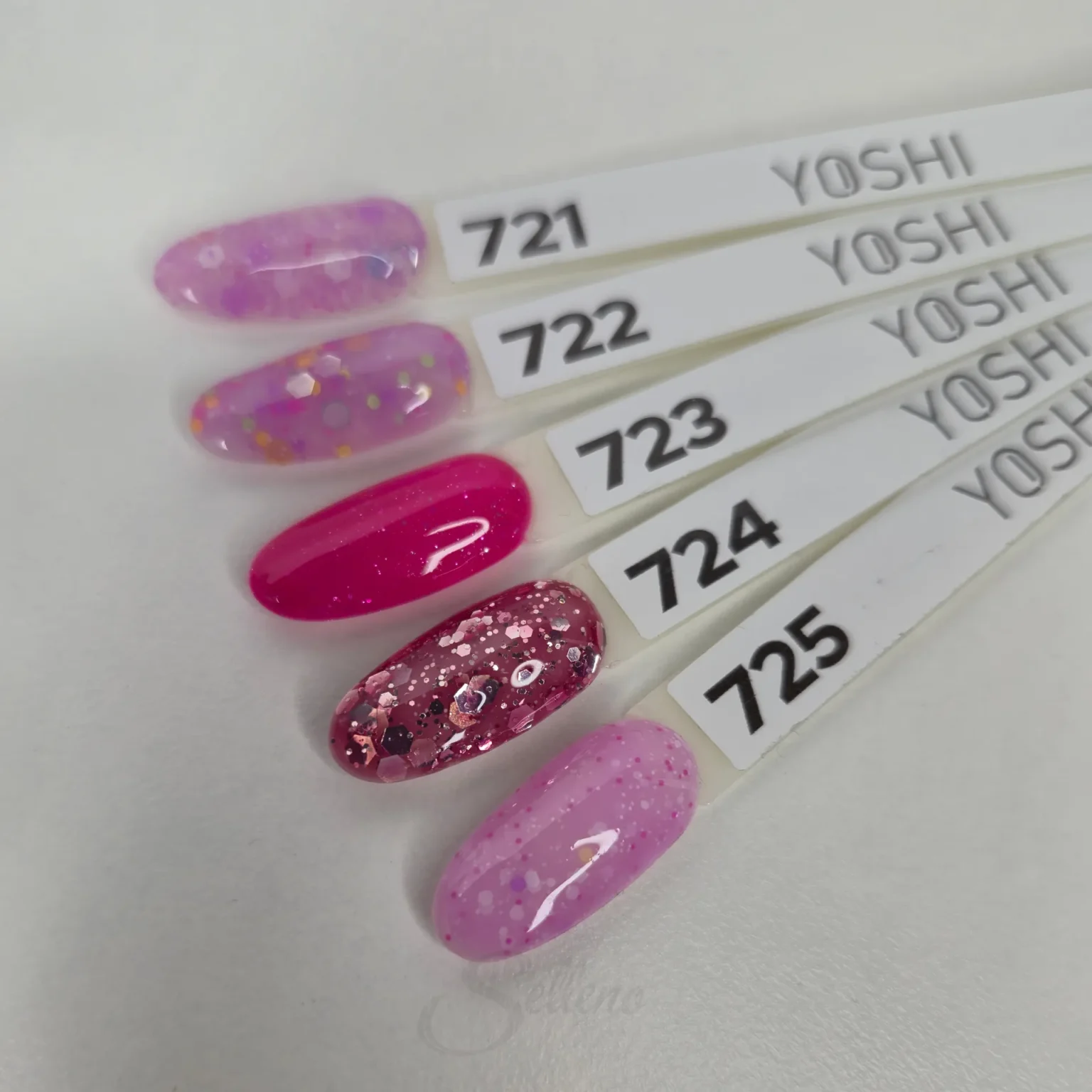 Yoshi Kolekcja Candy Shop - róż fiolet fuksja z drobinkami
