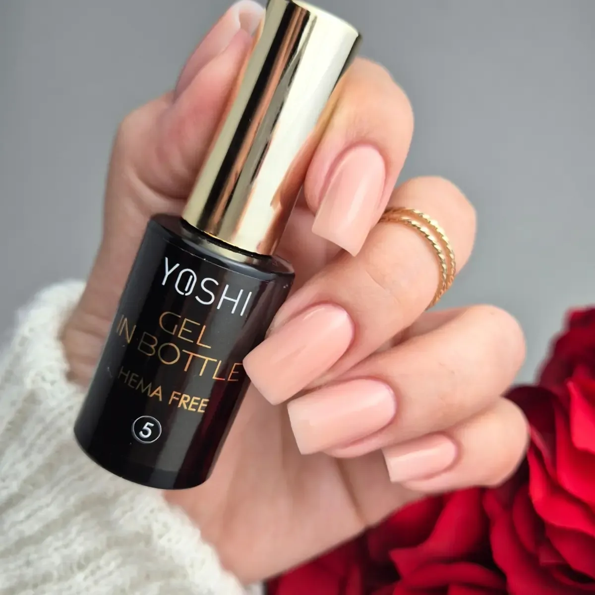 Yoshi żel budujący Gel in Bottle No5 lekki beż 10ml