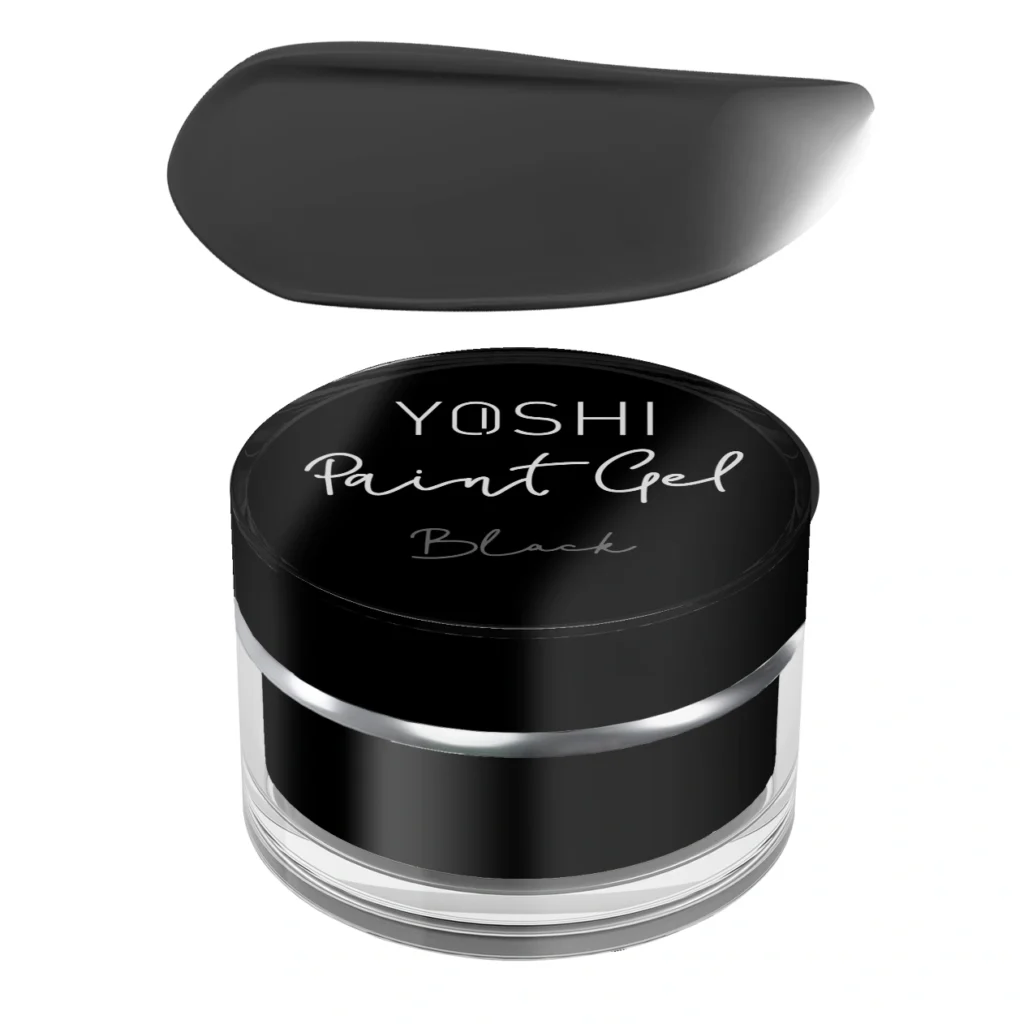 Yoshi Żel do zdobień Paint Gel Black 5ml czarny do konturów