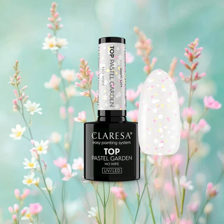 Claresa Top hybrydowy Pastel Garden no wipe kwiatuszki