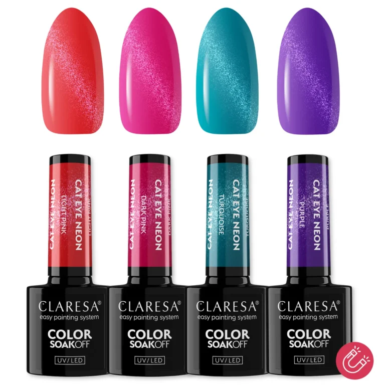 Claresa Lakier hybrydowy kolekcja NEON CAT EYE