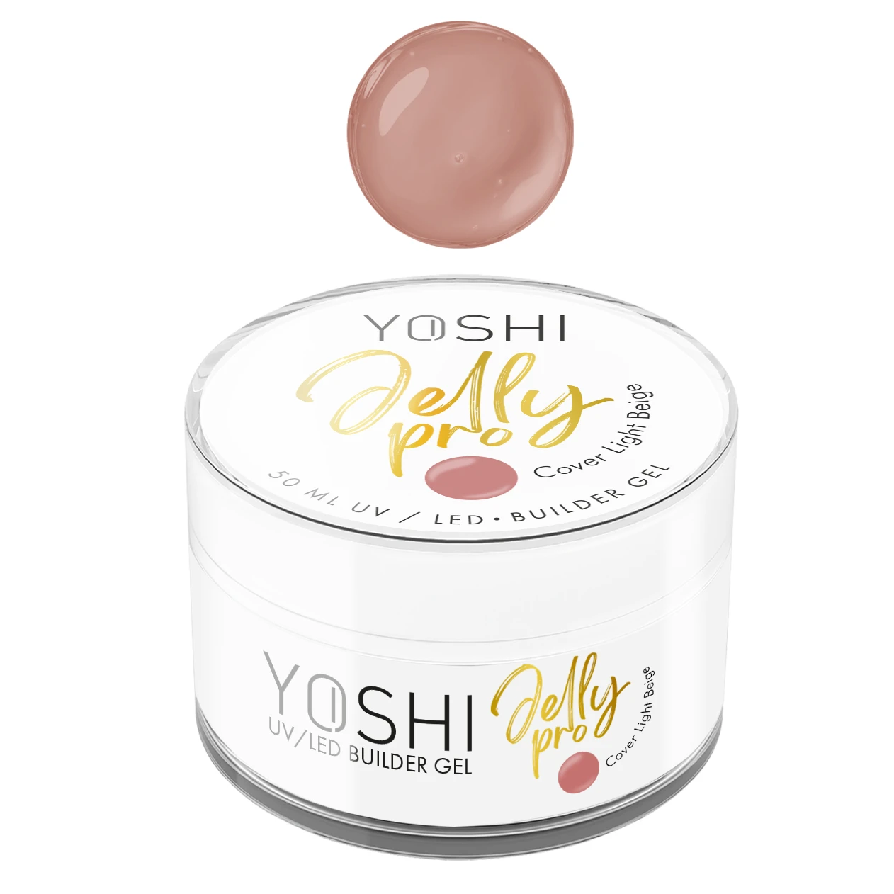 Yoshi Żel budujący Jelly Pro Cover Light Beige beżowy 50ml