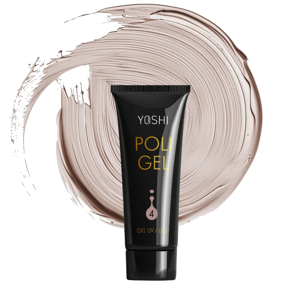 Yoshi Żel budujący akrylożel PoliGEL No4 ciepły beż konstrukcyjny 30ml